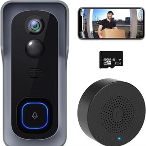 XTU Wireless Doorbell Camera with Chime Wi-Fi video doorbell